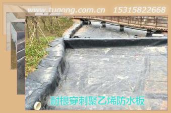 耐根穿刺聚乙烯防水板